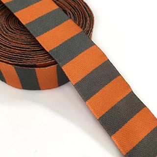 Wstążka Stripe orange