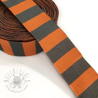 Wstążka Stripe orange