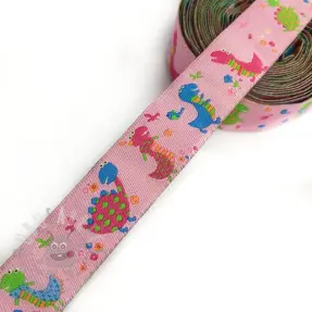 Wstążka Mały smok pink