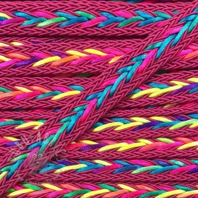 Poliestrowa pleciona linka NEON fuchsia