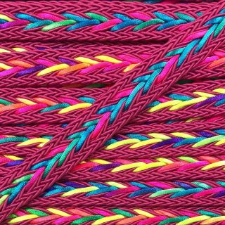 Poliestrowa pleciona linka NEON fuchsia