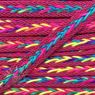 Poliestrowa pleciona linka NEON fuchsia