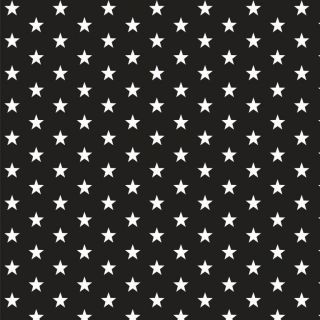 Bavlnená látka Petit stars black