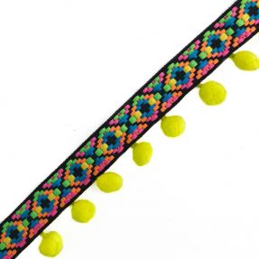 Pompon IBIZA neon yellow
