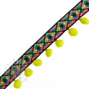 Pompon IBIZA neon yellow
