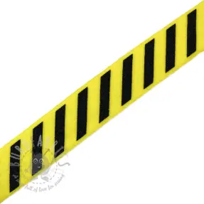Lamówka gumowa STRIPE 20 mm yellow
