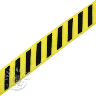 Lamówka gumowa STRIPE 20 mm yellow
