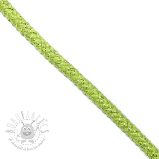 Sznurek Lurex 10 mm lime