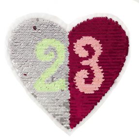 Cekiny dwustronne Heart 23