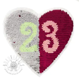 Cekiny dwustronne Heart 23