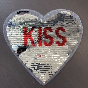 Cekiny dwustronne Heart kiss