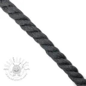 Bawełniany sznur 2,5 cm dark grey
