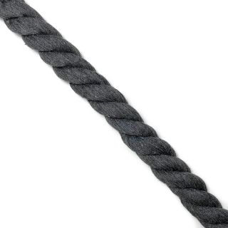 Bawełniany sznur 2,5 cm dark grey