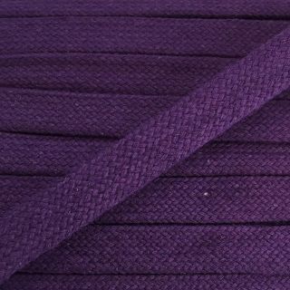 Bawełniany sznur płaski 15 mm purple