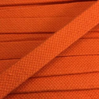 Bawełniany sznur płaski 15 mm orange