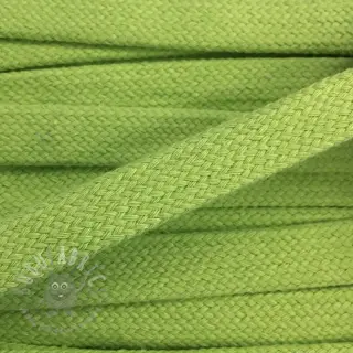 Bawełniany sznur płaski 15 mm lime