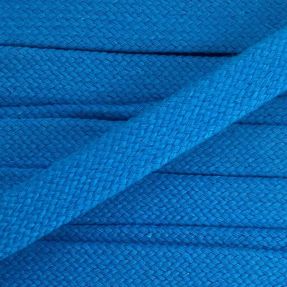 Bawełniany sznur płaski 15 mm blue