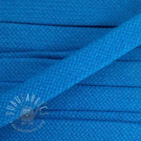 Bawełniany sznur płaski 15 mm blue