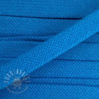 Bawełniany sznur płaski 15 mm blue