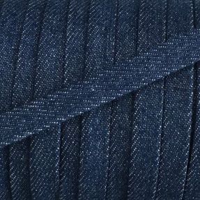 Bawełniany sznur płaski 10 mm Denim petrol