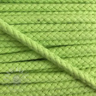Bawełniany sznur 8 mm lime