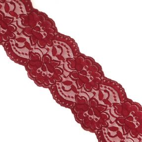 Koronka Blossom bordeaux