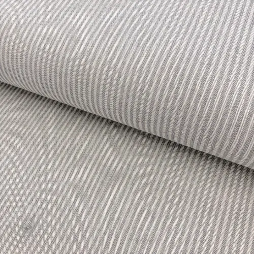 Tkanina dekoracyjna DOBBY Colored stripe grey