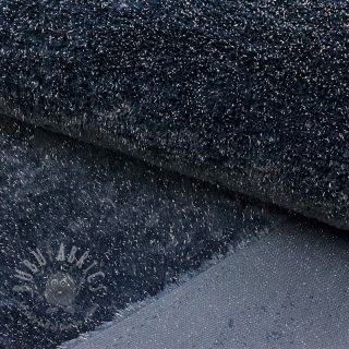 Sztuczne futro LUREX SILVER navy