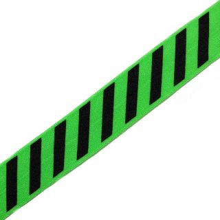 Lamówka gumowa STRIPE 20 mm green