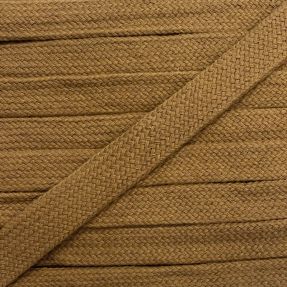 Bavlnená šnúra plochá 13 mm brown