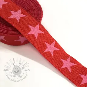 Wstążka Gwiazdy red/pink