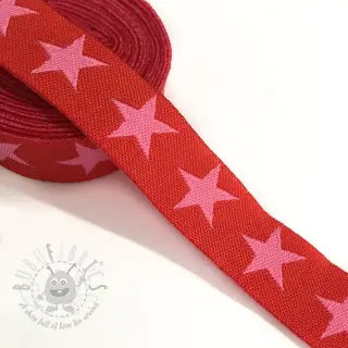 Wstążka Gwiazdy red/pink