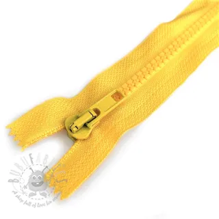 Plastikowy zamek kostkowy rozdzielczy 70 cm yellow