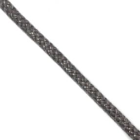 Sznurek Lurex 10 mm dark grey