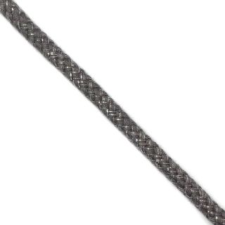 Sznurek Lurex 10 mm dark grey