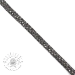 Sznurek Lurex 10 mm dark grey