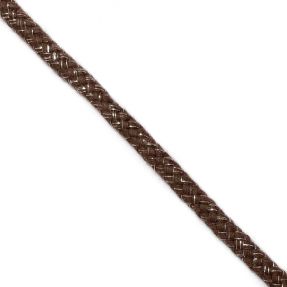 Sznurek lurexowy 10 mm brown