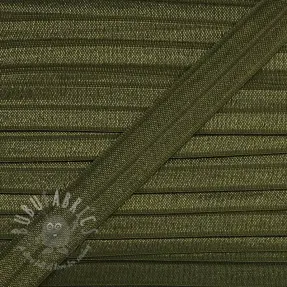 Guma lamówkowa 15 mm camo green