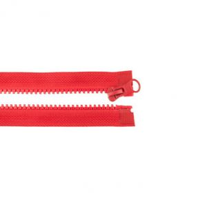 Zips deliteľný 75 cm red