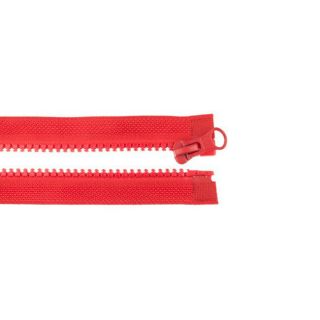 Zips deliteľný 75 cm red