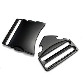 Kovová spona trojzubec 40 mm black
