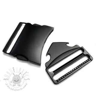 Metalowa klamra trójząb 40 mm black