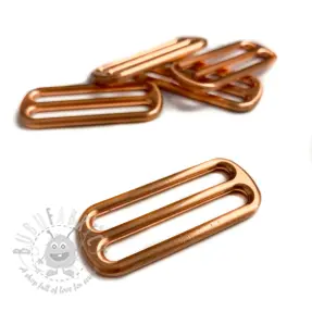 Metalowy regulator przesuwany 40 mm copper