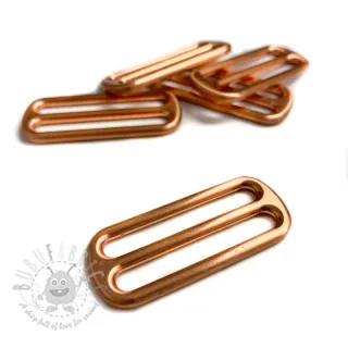Metalowy regulator przesuwany 40 mm copper
