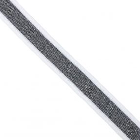 Lampas LUREX grey