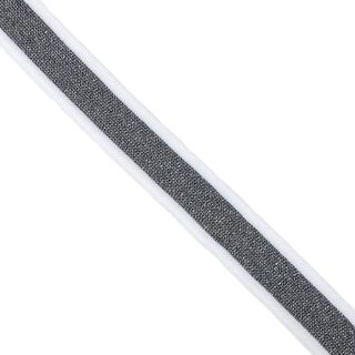 Lampas LUREX grey
