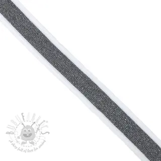 Lampas LUREX grey