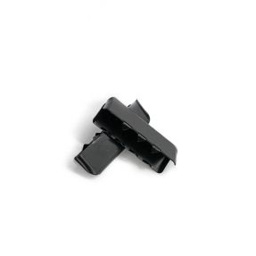 Metalowa końcówka taśmy 25 mm black
