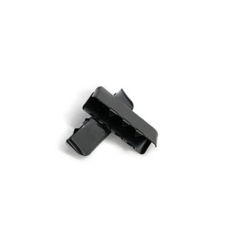 Metalowa końcówka taśmy 25 mm black