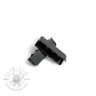 Metalowa końcówka taśmy 25 mm black